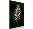 Tableau Sophisticated Leaf Vertical 40 X 60 Cm Noir