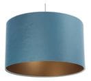 Suspension Glamour Ø 50 Cm - H30 Cm Bleu