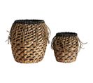 Panier Boho Chic En Fibres Naturelles