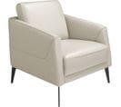 Fauteuil Design En Cuir Taupe Angel Cerda