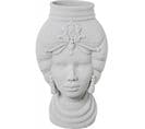 Vase Céramique Blanche Élégance Féminine Décoratif