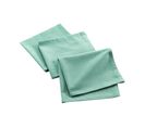 3 Serviettes De Table Coton Recycle Grand Mistral Menthe