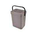 Poubelle Compost De Cuisine Accrochable 5l Taupe