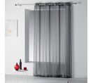 Rideau Voile Rayures 140 X 260 Cm Bandas Anthracite