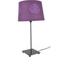 Lampe Metal Fleur Prune