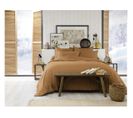 Housse De Couette Flanelle 260 X 240 Cm Candice Camel