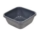 Bassine Cuvette Carree 30 X 30 X 12 Cm Anthracite 6l