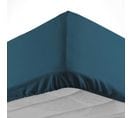 Drap Housse 180 X 200 Cm Couleur Emotion Bleu