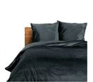 Housse De Couette + 2 Taies 220 X 240 Cm Velours Anthracite