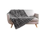 Plaid Flanelle + Poche Pour Pieds 125 X 150 Cm Scottish