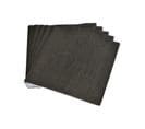 Lot De 20 Serviettes En Papier 33 X 33 Cm Tendance Uni Noir