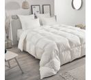 Couette Chaude En Plumettes Et Duvet - 240x260 Cm - Blanc