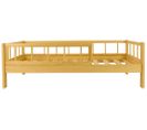 Lit D'enfant En Bois Naturel Style Scandinave 160x80cm Avec Barrières - Bois