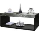 Table Basse Noir /  Aspect Marbre (lxhxp): 104 X 40,5 X 58