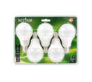 5 Ampoules LED Globe E27 - 6w