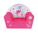 Fauteuil Club Mousse Flamant Rose