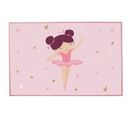 Tapis Danseuse Ballerine Rose - 80x120 Cm