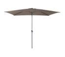 Parasol Aluminium Avec Manivelle 3x2m Tilt Taupe