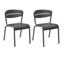 Chaises Terrasse En Aluminium Haora (lot De 2) Graphite