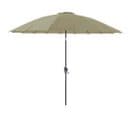 Parasol Terrasse En Fibre De Verre Pagode 300 Cm Argile