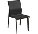 Chaise De Jardin Empilable Delia Graphite Et Noir