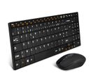 Clavier Cls-slim-bk Clavier Rf Sans Fil Azerty Français Noir