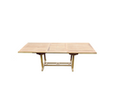 Table De Jardin Extensible 6 Places En Teck Brut Kajang