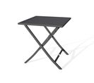 Table De Jardin Pliante En Aluminium Gris Anthracite - Marius