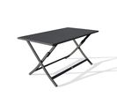 Table De Jardin Pliante En Aluminium Gris Anthracite - Marius