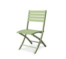 Chaise De Jardin Pliante En Aluminium Vert Lagune - Marius