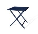 Table De Jardin Pliante En Aluminium Bleu Marine - Marius