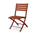 Chaise De Jardin Pliante En Aluminium Terracotta - Marius