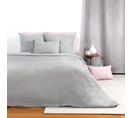 Parure De Lit En Double Gaze De Coton - 240x220 Cm - Gris Clair