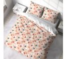 Housse De Couette 220x240 Cm + 2 Taies D'oreiller 63x63 Cm Microfibre Plis