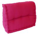 Coussin Cale-rein En Coton Coloré Fuchsia