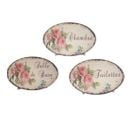 Plaque De Portes Pour La Maison Roses (lot De 3)