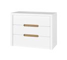 Commode Enfant 3 Tiroirs Blanc Angel