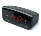 Radio Réveil Double Alarme Noir - M12cr