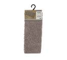 Tapis De Salle De Bain En Polyester Gris 45 X 75 Cm