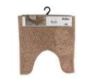 Tapis Contour Wc En Polyester Taupe 45 X 50 Cm