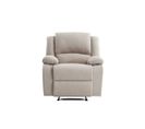 Relaxxo - Fauteuil Relaxation Manuel Leo En Tissu - Beige