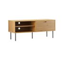 Meuble TV Brodie En Bois Et Pieds Noirs - 120x40 Cm