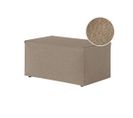 Clarisse - Pouf En Tissu Bouclette - Taupe