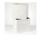 Cube De Rangement Intissé 28 Cm - Lot De 2