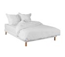 Housse De Couette Coton Made In France Blanc 140x200