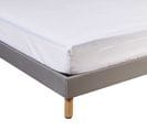 Protège Matelas Coton Imperméable Bonnet 27 Blanc 200x210