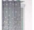 Voilage Tulipe Gris 140x240