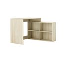 Bureau D'angle Niches Bois Naturel