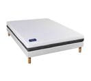 Matelas Mousse, Sommier Pieds Tranquillité Soutien Ferme 80x190 - 1 Personne - Accueil Confortable