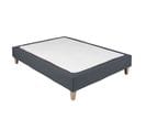 Cache Sommier Coton Jersey Anthracite 130x190